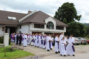 Rozlucka s duchovnym otcom Petrom Tapakom Rozlucka s duchovnym otcom Petrom Tapakom